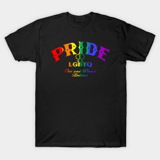 Lesbian Pride - CBs style - Pride Flag T-Shirt